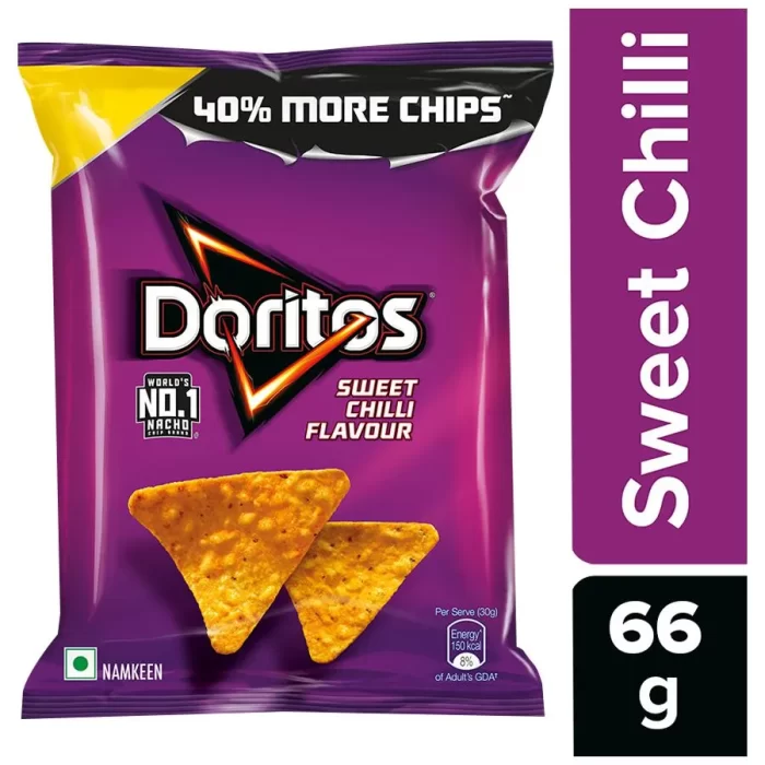 40203555 2 Doritos Nacho Chips Sweet Chilli Flavour