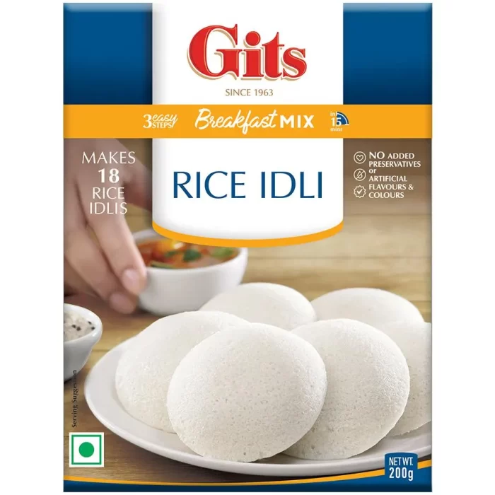 Gits Rice Idli Breakfast Mix With No Preservatives