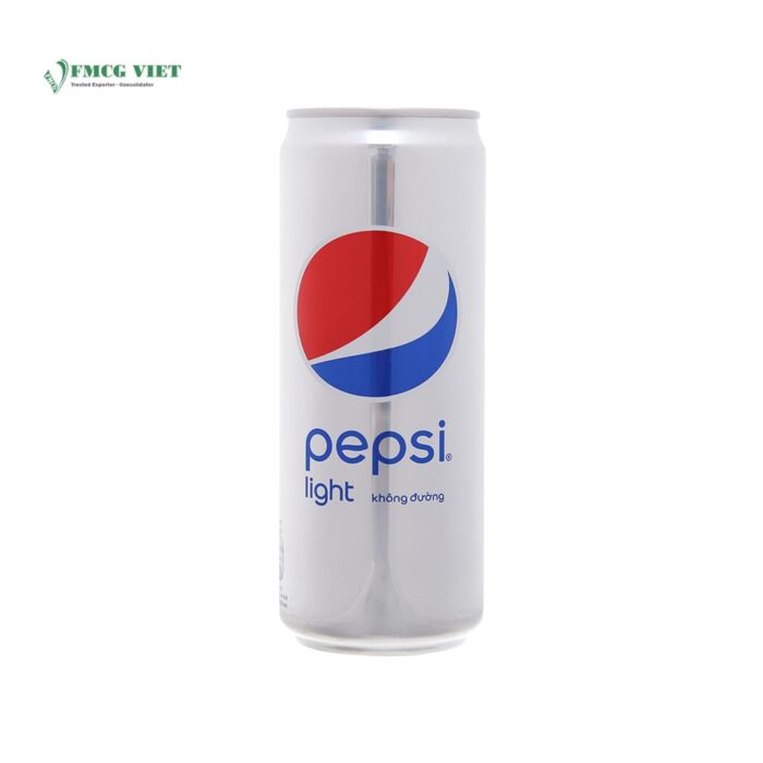 Pepsi Light Soft Drink Sleek Can 330Ml X24 2