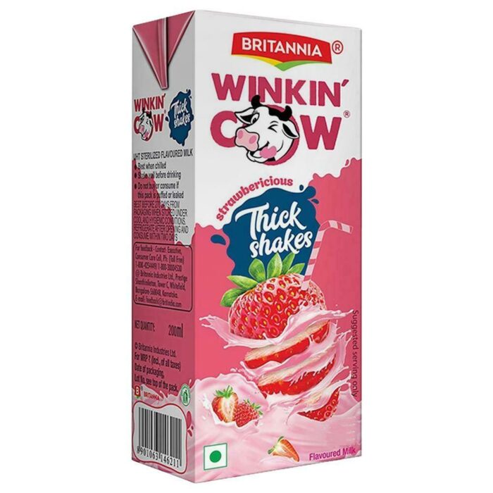 Strawberry Milkshake 200 Ml Tetra Pak Product Images