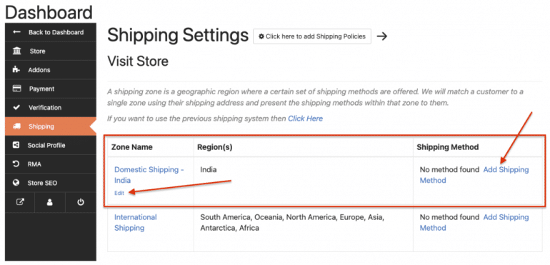 Add Shipping Method Zone Wise Shipping 1