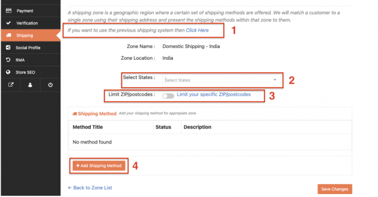 Add Shipping Method Zone Wise Shipping 2