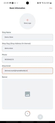 App Open Vendor Account Using Email 5 Large