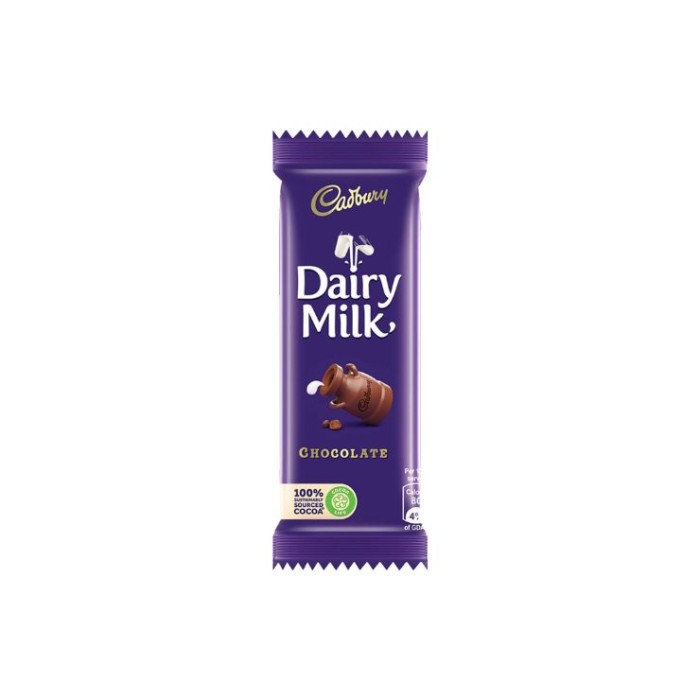 Cadbury Dairy Milk Chocolate 100 Sustainably Sourced Cocoa 24Gm