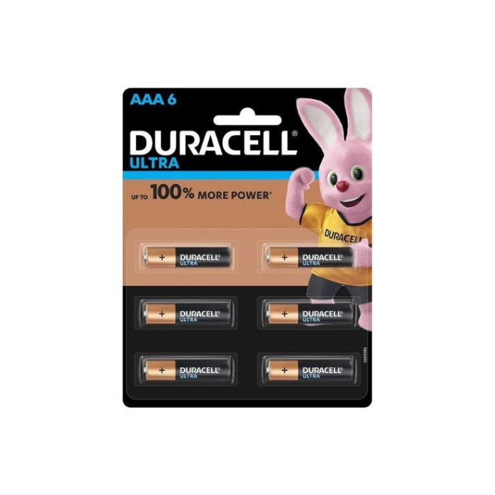 Duracell Ultra Aaa6 Last Up To 100 Longer1