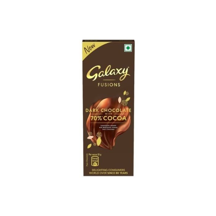 Galaxy Fusions Dark Chocolate with 70 Cocoa 56g