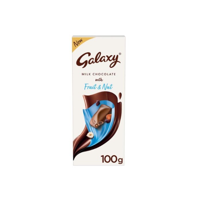 Galaxy Milk Chocolate With Fruit Nut 100G