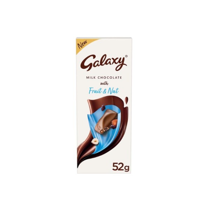 Galaxy Milk Chocolate With Fruit Nut 52G