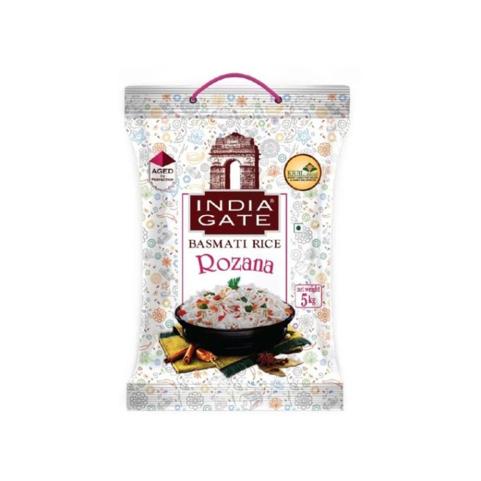India Gate Basmati Rice Feast Rozzana 5Kg