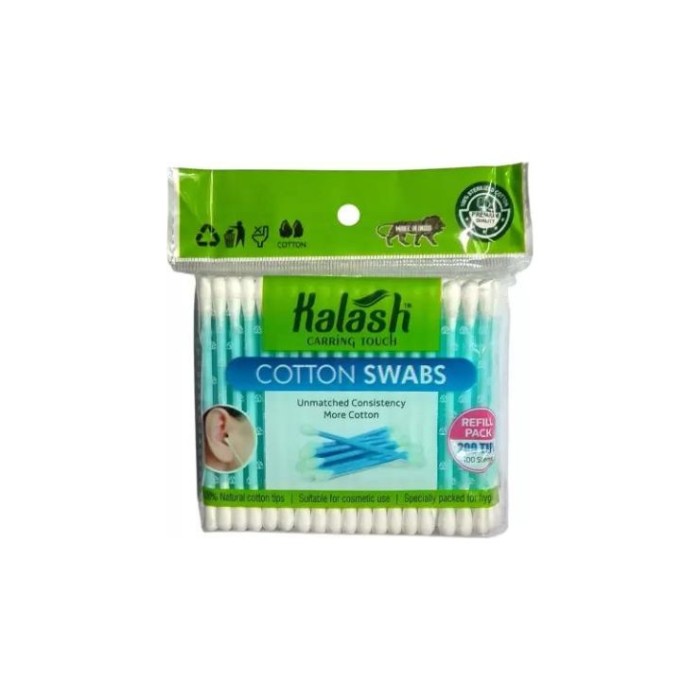 Kalash Carring Touch Cotton Swabs Unmatched Consistency More Cotton 100 Stems1