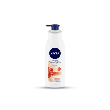 Nivea Body Lotion Natural Glow Cell Repair SPF15 Even Tone Complex & Vitamin C 400ml