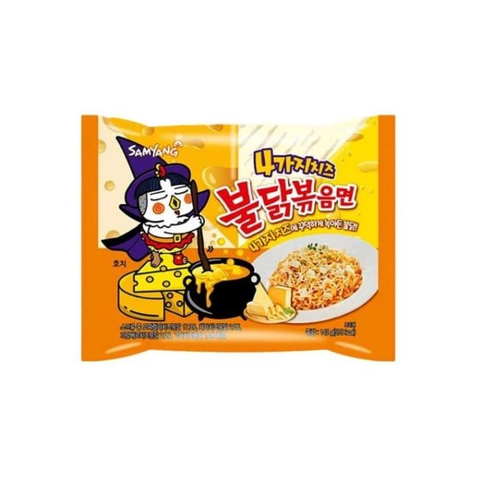 Samyang Buldak Quattro Cheese Hot Chicken Flavor Ramen 145Gm