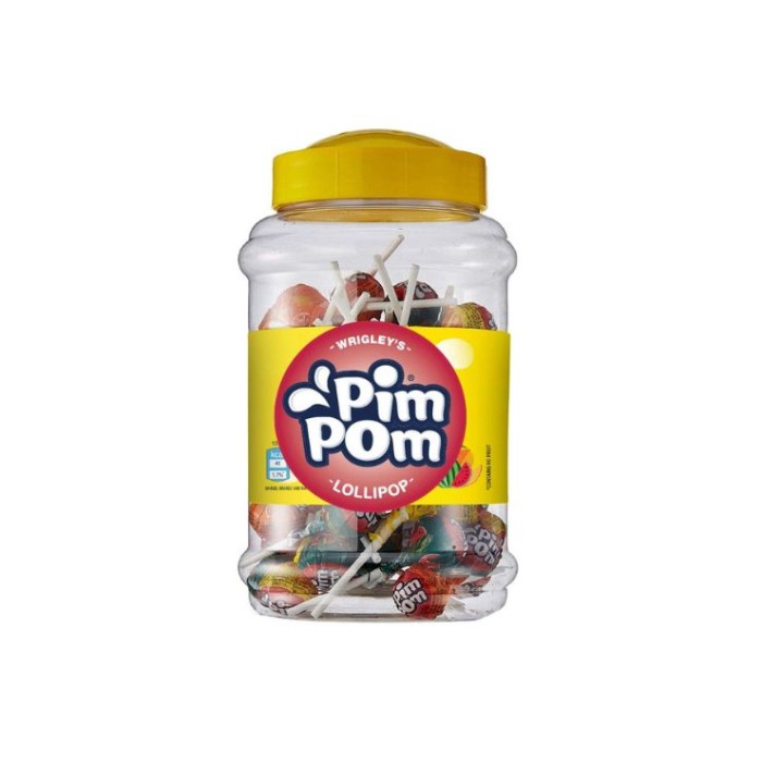 Wrigleys Pim Pom Lollipop 10.5G
