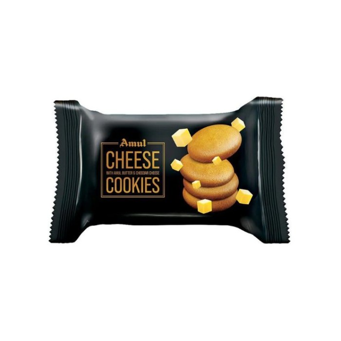 Amul Cheese Cookies With Amul Butter Cheddar Cheese 50G