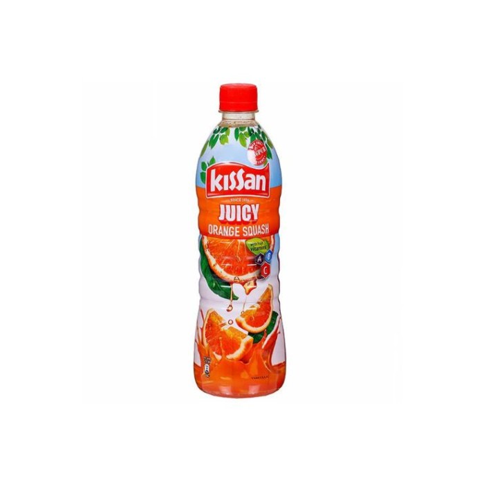 Kissan Juicy Orange Squash 750Ml