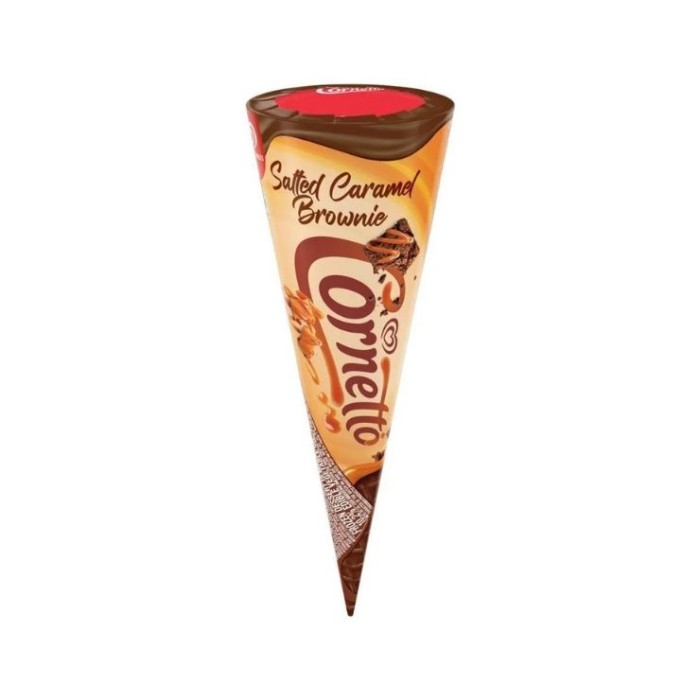 Kwality Walls Cornetto Satted Caramel Brownie 72G
