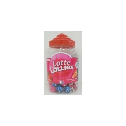 Lotte Lollies added Strawberry Flavour 10gm