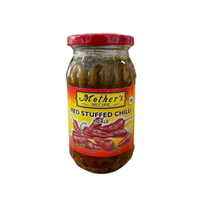Mothers Recipe Red Stuffed Chilli Pickle 400G