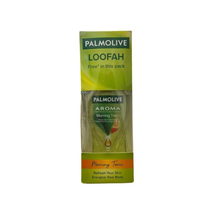 Palmolive Aroma Morning Tonic 250Ml Loofah Free In This Pack