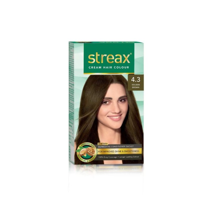 Streax Cream Hair Colour Golden Brown 4.3