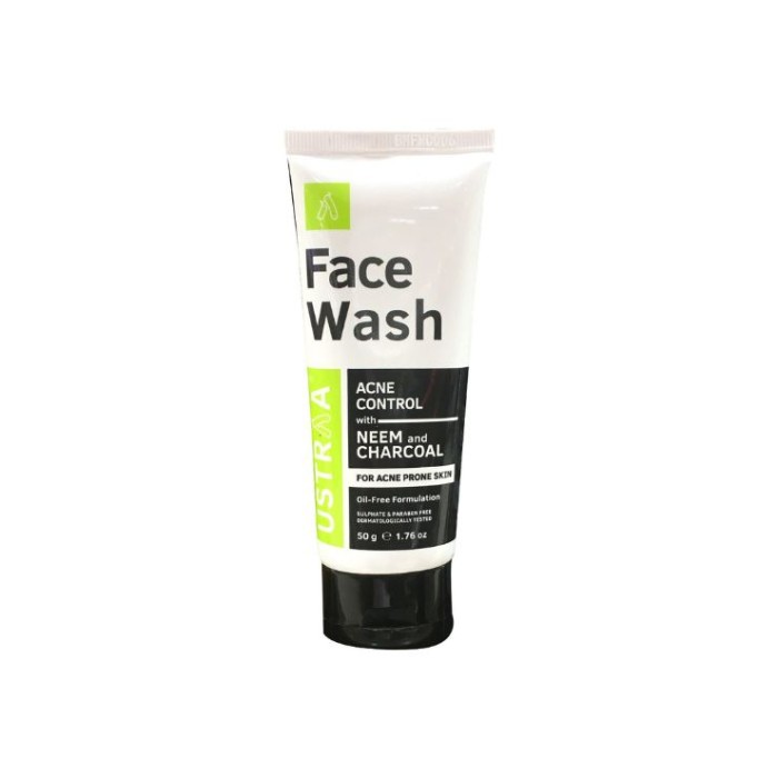 Ustraa Face Wash Acne Control With Neem And Charcoal 50G