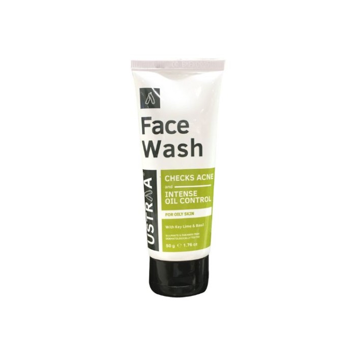 Ustraa Face Wash Checks Acne And Intense Oil Control 50G
