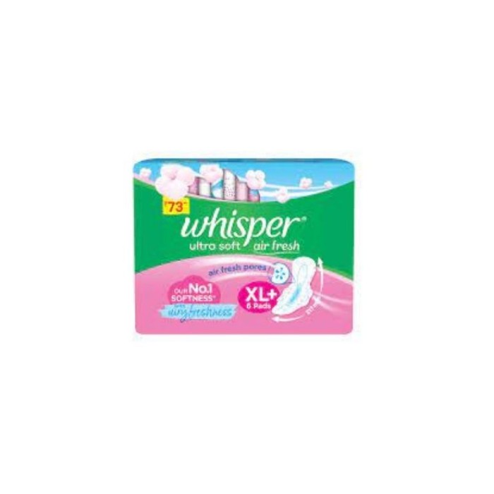 Whisper Ultra Soft Air Fresh Xl 6N