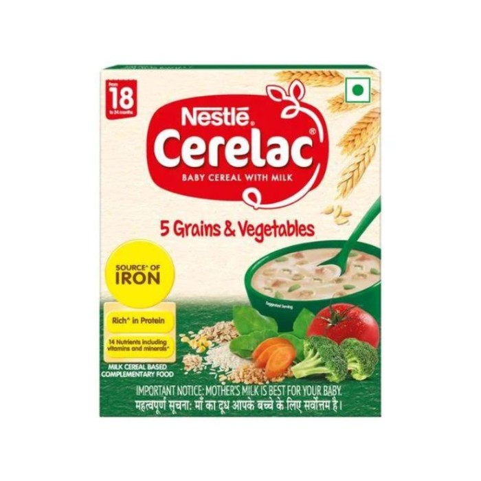 Cerelac 5 Grains Amp Vegetables From 18 To 24 Months 300G