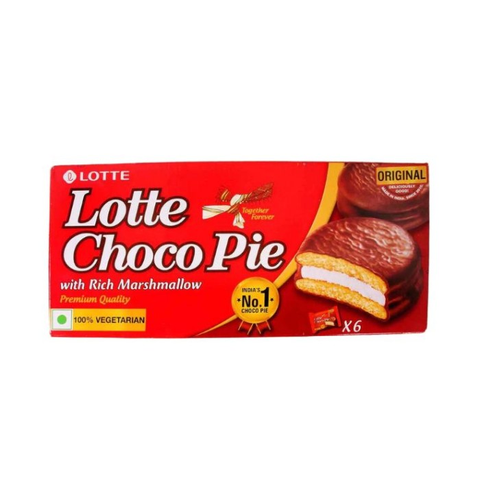 Lotte Choco Pie With Rich Marshmallow Premium Quality 450G