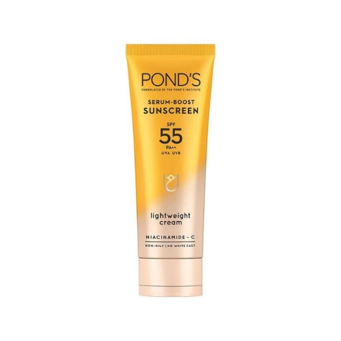 Ponds Serum Boost Suncreen Spf 55 Pa Uva Uvb Lightweight Cream 50G