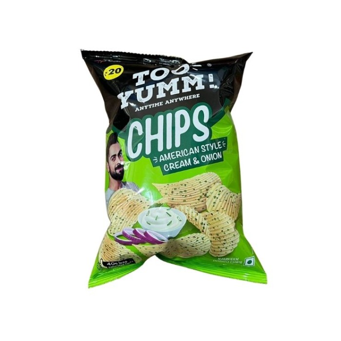 Too Yumm Chips American Style Cream Amp Onion 52G