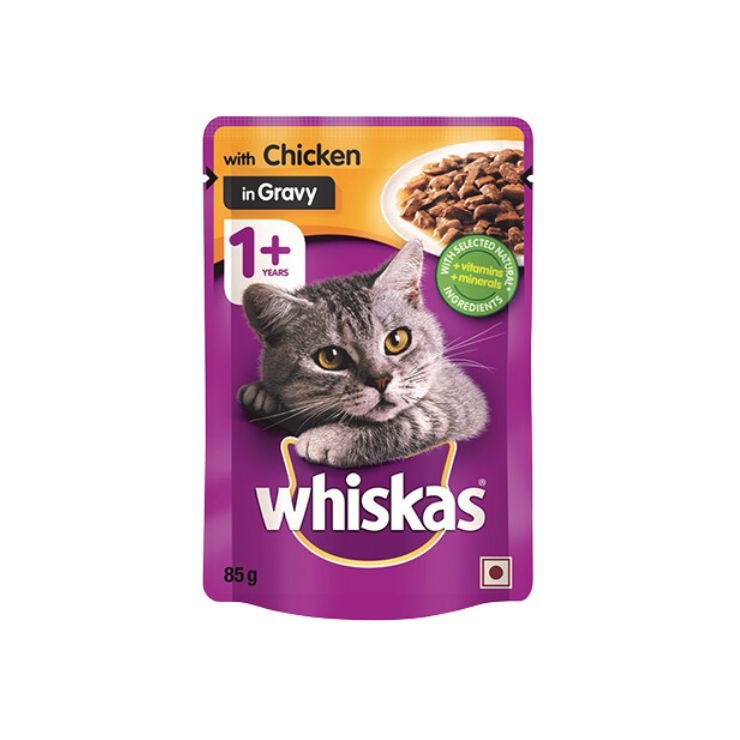 Whiskas With Chicken In Gravy (1+yr ) 85g