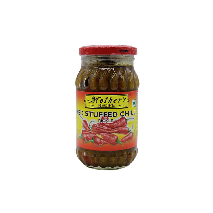 Mothers Recipe Red Stuffed Chilli Pickle 200Gm