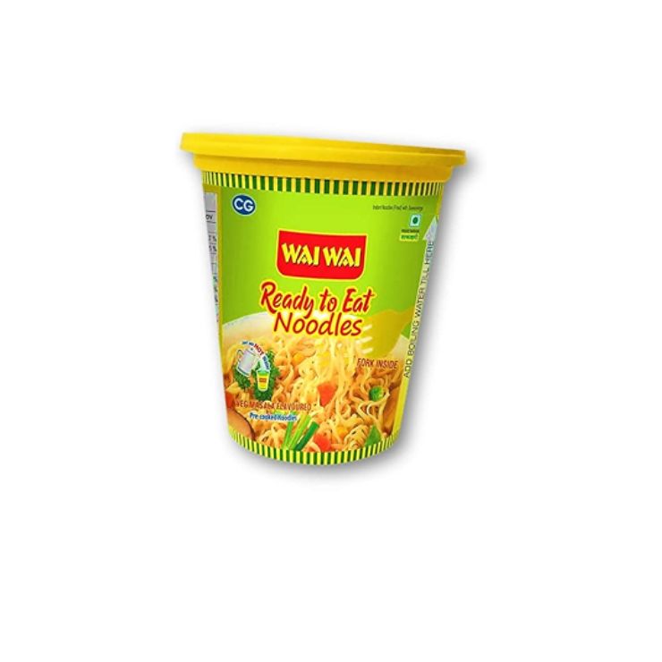 Wai Wai Ready To Eat Noodles Veg Masala Flavour 50Gm