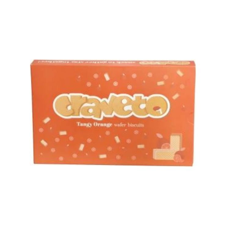 Craveto Tangy Orange Wafer Biscuits 60g