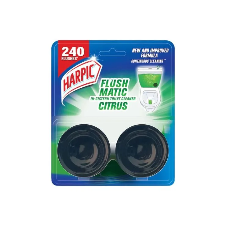 Harpic Flush Matic in cistern Toilet Cleaner Citrus 100gm