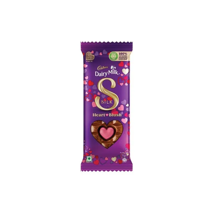 Cadbury Dairy Milk Silk Heart Blush 150gm