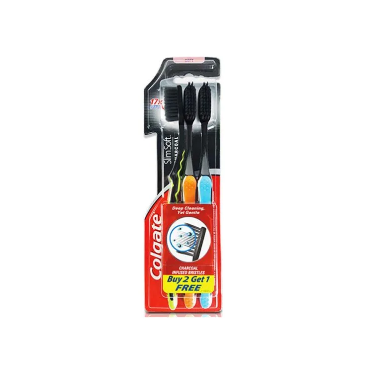 Colgate Slim Soft Charcoal Deep Cleaning Buy 2 Get 1