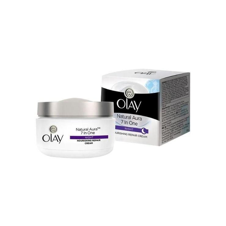 Olay Natural Aura 7 in One Night Nourishing Repair Cream 50gm