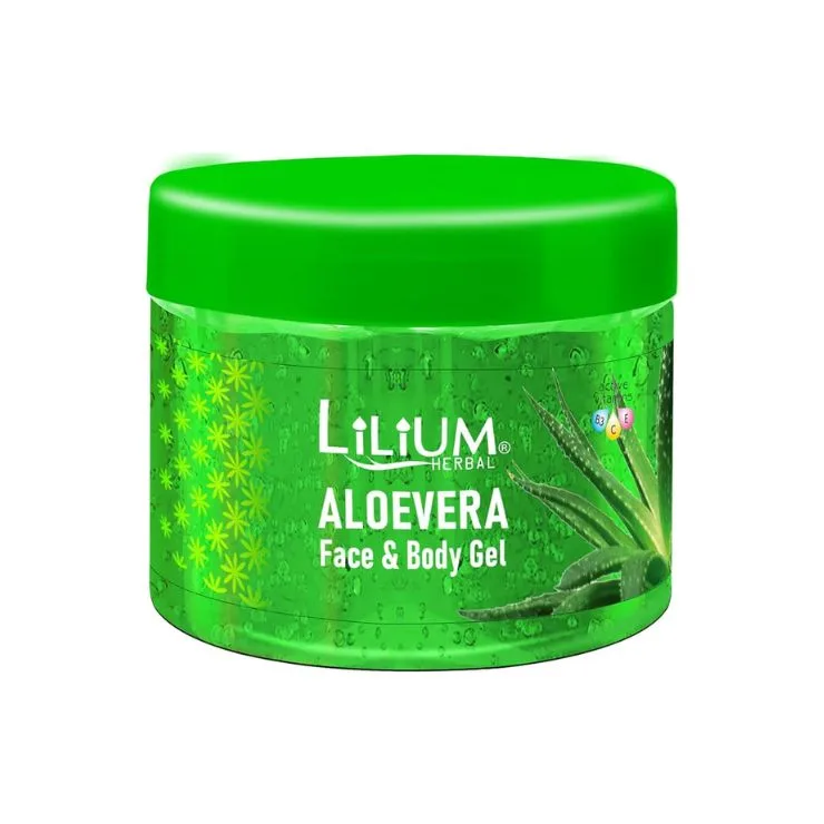 Lilium Herbal Aloevera Regenerating Face Body Gel 500Ml