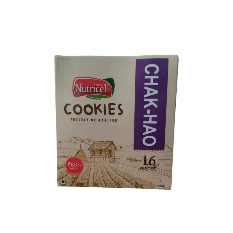 Nutricell Chak-Hao Cookies Product of Manipur 16pieces