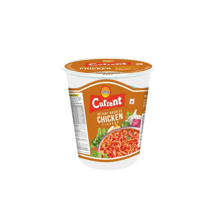 Yashoda Foods Current Instant Cup Noodles Chicken Flavour 65Gm