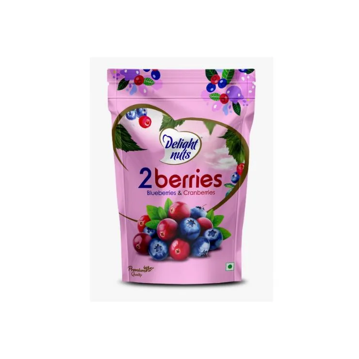 Delight Nuts 2 Berries Blueberries Amp Cranberries Premium Quanty 200Gm