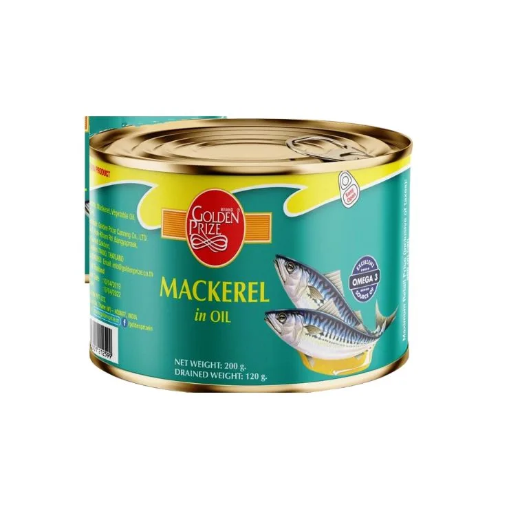 Golden Prize Mackerel in Oil 200g