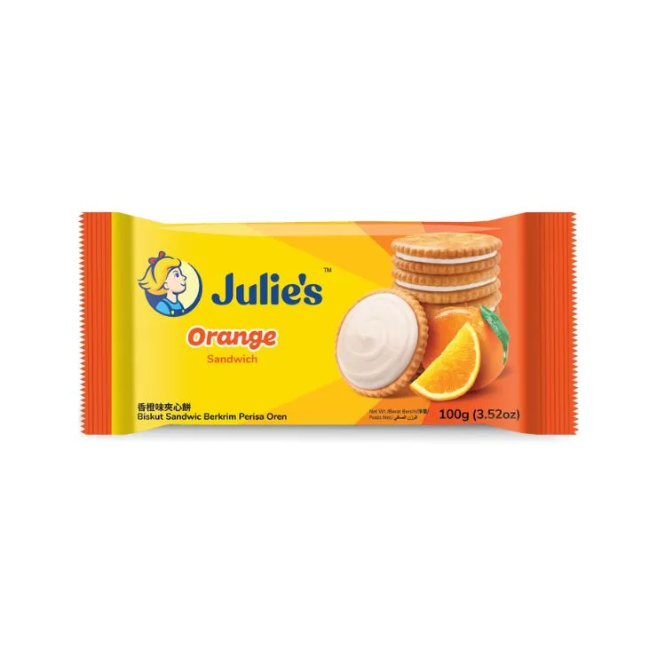 Julie's Orange Sandwich 100gm