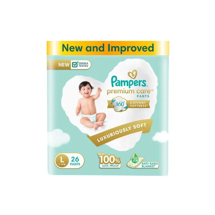 Pampers Premium Care L 9-14 kg 26 Pants