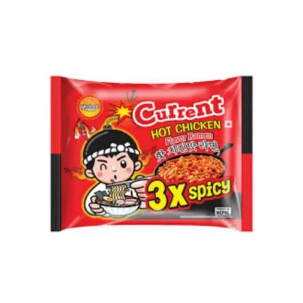 Yashoda Foods Current Hot Chicken Flavour Ramen 3x Spicy 100gv
